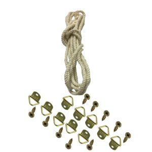 Mirror Frame Hanging Cord + 10 DRings