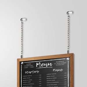 Wall to Chalkboard Chain Hanging Kit